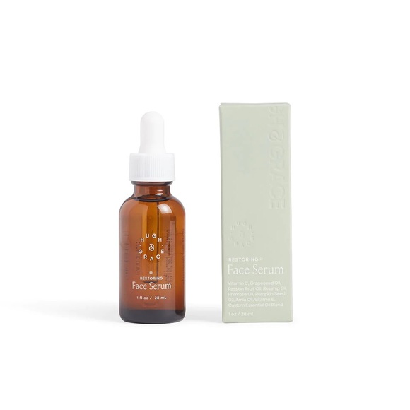 New Hugh & Grace Restoring Face Serum 1oz / 28 mL Full Size - Picture 1 of 4